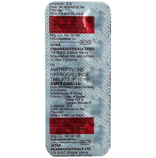 amitone 10mg tablet 10's